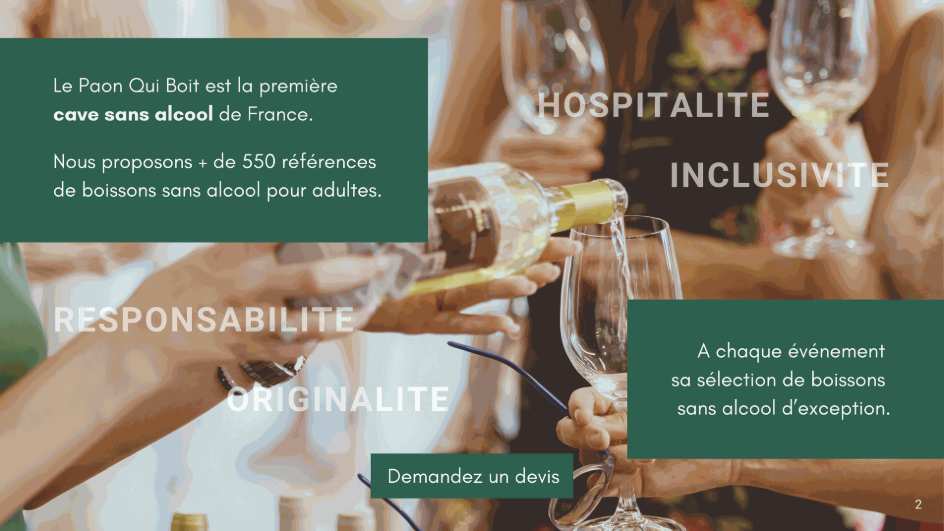 mariage sans alcool