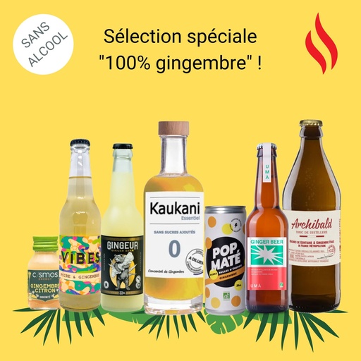 Sélection spéciale "100% GINGEMBRE & Sans Alcool" !