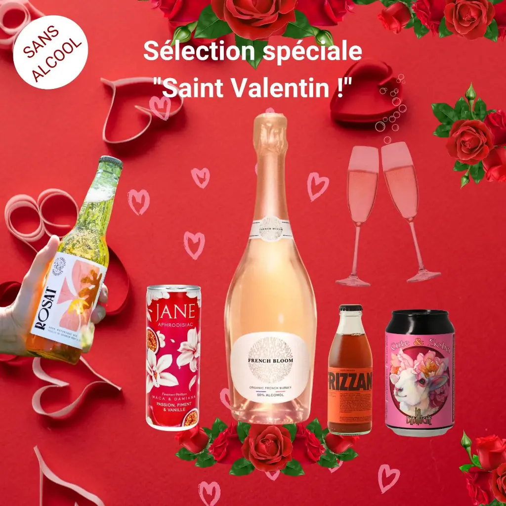 ​Sélection spéciale "Saint Valentin​ sans alcool"