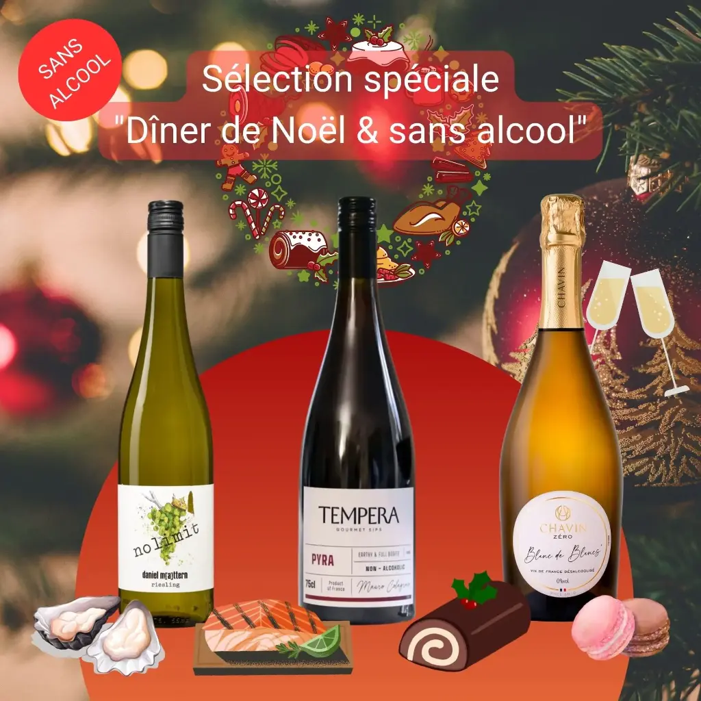 Sélection "Dîner de Noël & sans alcool !"