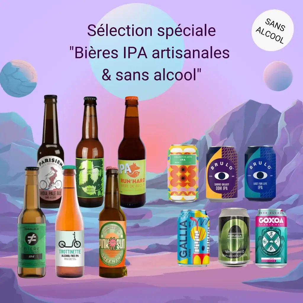Sélection spéciale "Bières IPA artisanales & sans alcool"