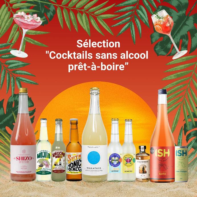 Sélection Cocktails sans alcool prêt-à-boire !