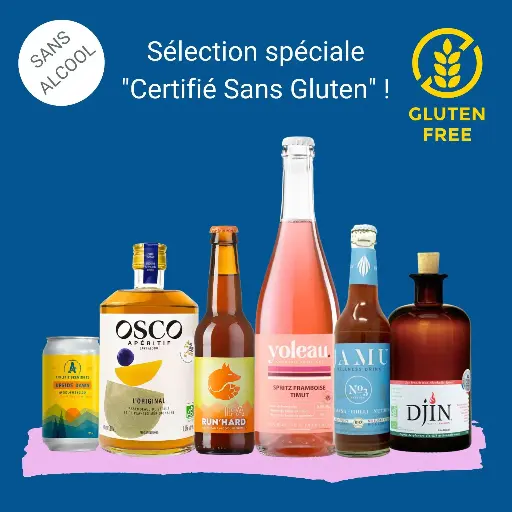 [COFFRET_SansGluten] Sélection spéciale "Sans Alcool & certifiée SANS GLUTEN" !