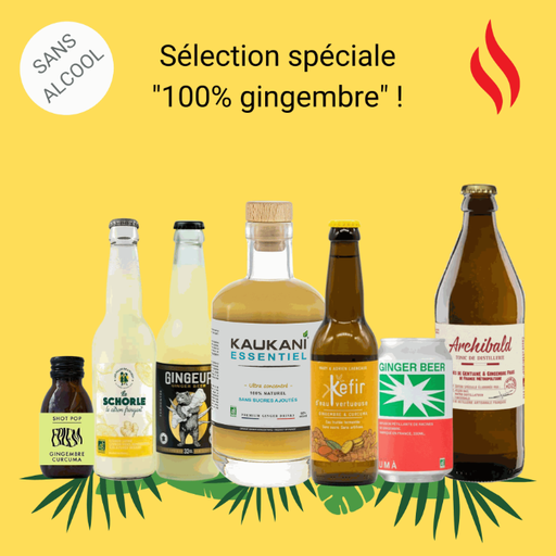 [COFFRET_Gingembre] Sélection spéciale "100% GINGEMBRE & Sans Alcool" !