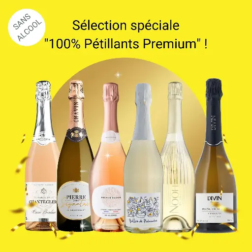 [COFFRET_PetillantsPremium] Sélection spéciale "vins pétillants sans alcool" - pétillants premium désalcoolisés