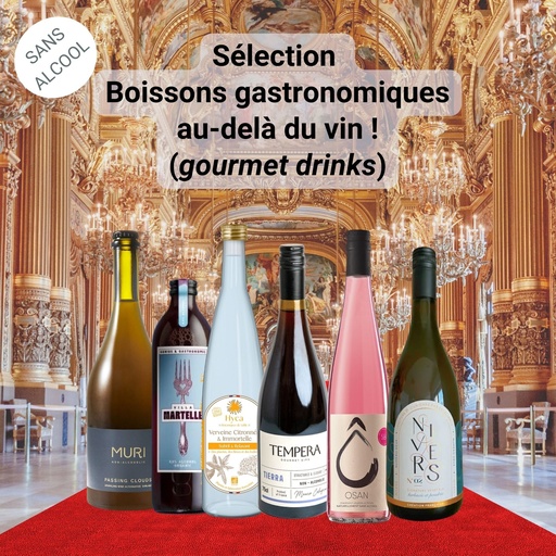 [Coffret_BoissonsGastronomiques] Coffret "boissons gastronomiques / au-delà du vin" (gourmet drinks)