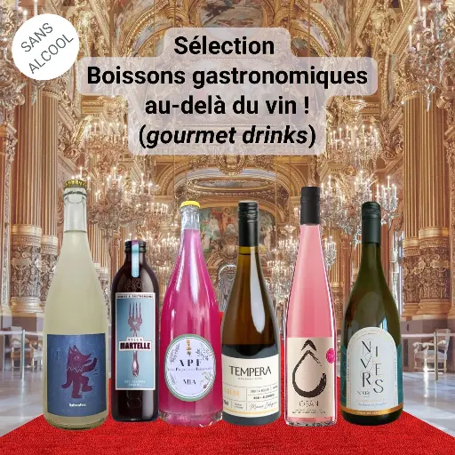 [Coffret_BoissonsGastronomiques] Sélection "boissons gastronomiques / au-delà du vin" (gourmet drinks)
