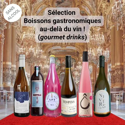 [Coffret_BoissonsGastronomiques] Sélection "boissons gastronomiques / au-delà du vin" (gourmet drinks)
