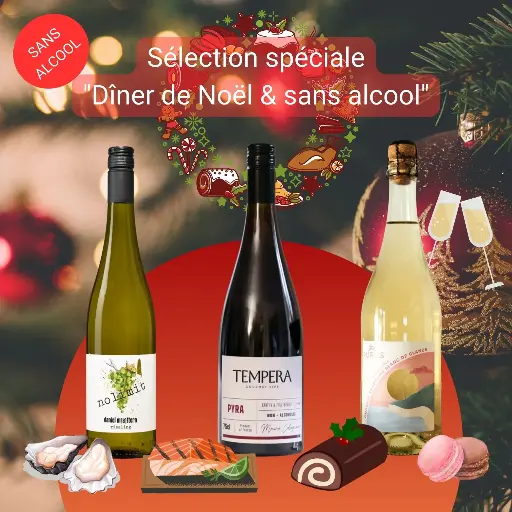 [COFFRET_DinerNoel] Sélection "Dîner de Noël & sans alcool !"
