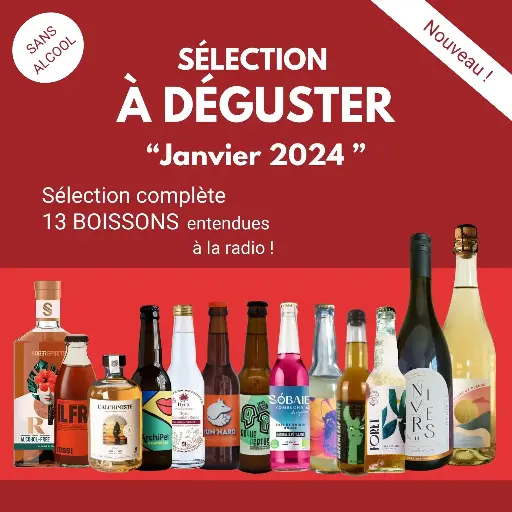 [Coffret_OnVaDegusterComplete] Sélection à déguster "Janvier 2024" ! (sélection complète 13 boissons )