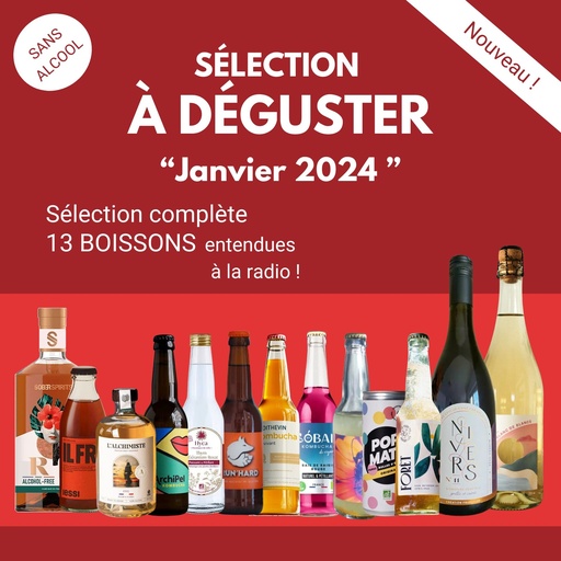 [Coffret_OnVaDegusterComplete] Sélection à déguster "Janvier 2024" ! (sélection complète 13 boissons )