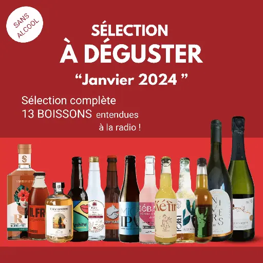 [Coffret_OnVaDegusterComplete] Sélection à déguster "Janvier 2024" ! (sélection complète 13 boissons )