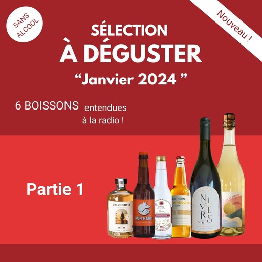 [Coffret_OnVaDegusterPartie1] Sélection spéciale - Emission "On va déguster" - sans alcool ! (partie 1)