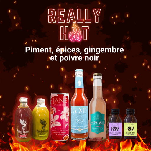 [Selection_BoissonsPiment] Sélection REALLY HOT ! Piment, épices, gingembre et poivre noir !
